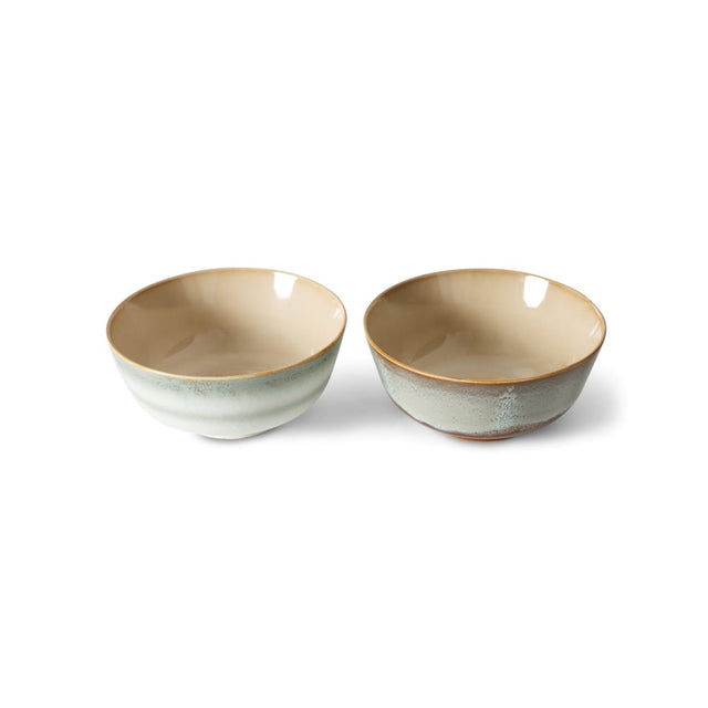 Ramen Schale 2er - Set Verge - 70s Ceramics - HK Living - DesignWe.Love
