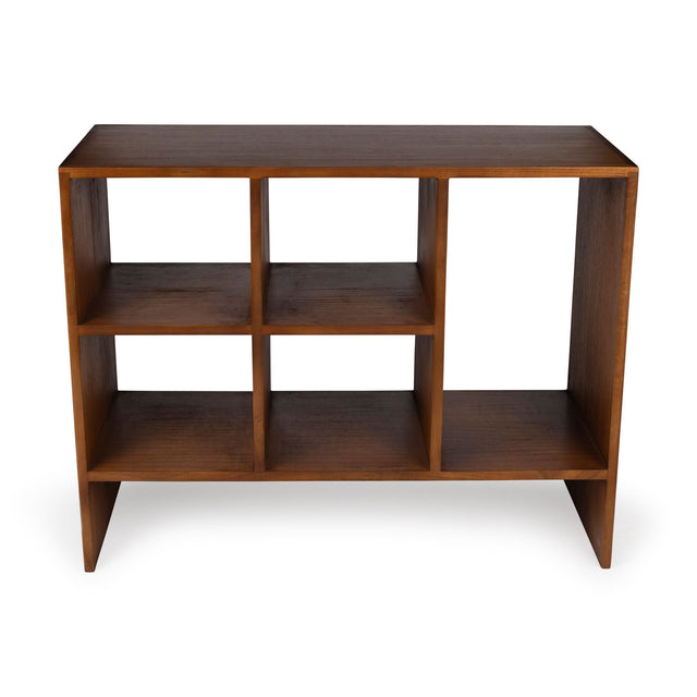 Regal Mid - Century Book Rack 5 dunkelbraun - Detjer - DesignWe.Love