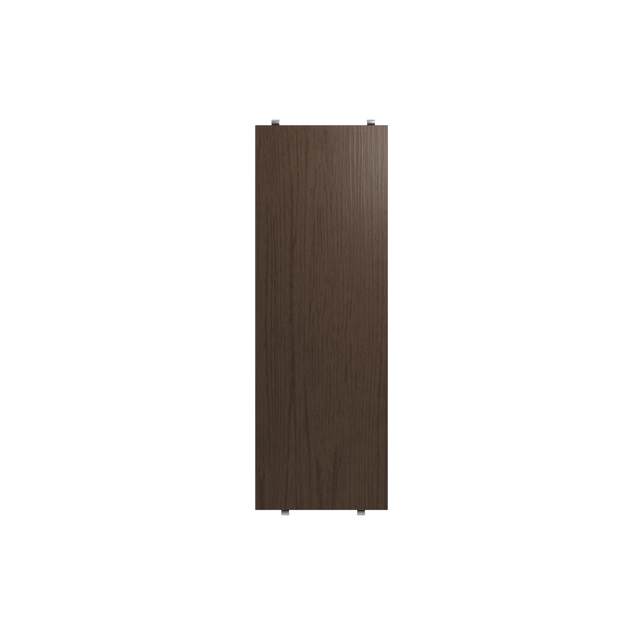 Regalboden 3er Set 58x20cm Eiche dunkelbraun – String Furniture