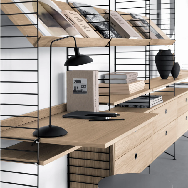 Regalboden 3er Set 58x30cm Eiche – String Furniture