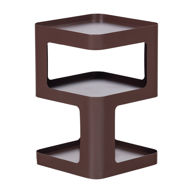 Riv Beistelltisch Space Age braun - Woood - DesignWe.Love