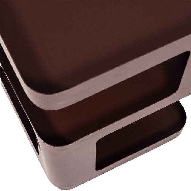 Riv Beistelltisch Space Age braun - Woood - DesignWe.Love
