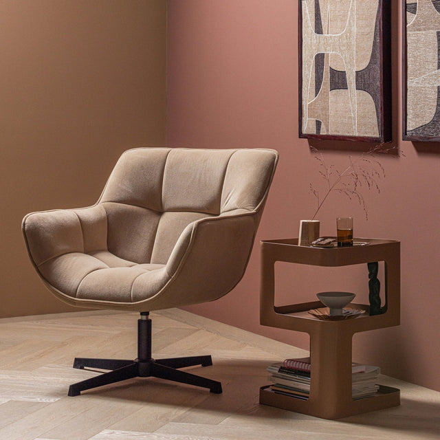 Riv Beistelltisch Space Age lachsrosa - Woood - DesignWe.Love