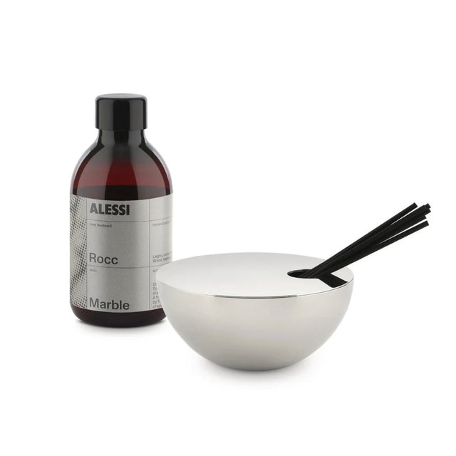Rocc Marble Raumduft Diffuser mit Stäbchen - Alessi - DesignWe.Love