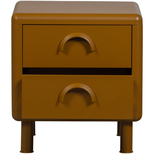 Rune Kommode/Nachttisch mit Schubladen Ocker - Woood - DesignWe.Love