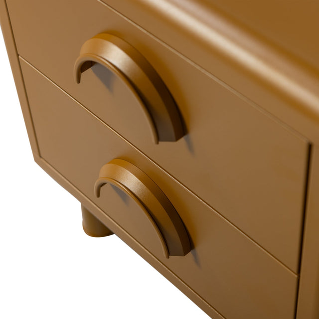 Rune Kommode/Nachttisch mit Schubladen Ocker - Woood - DesignWe.Love