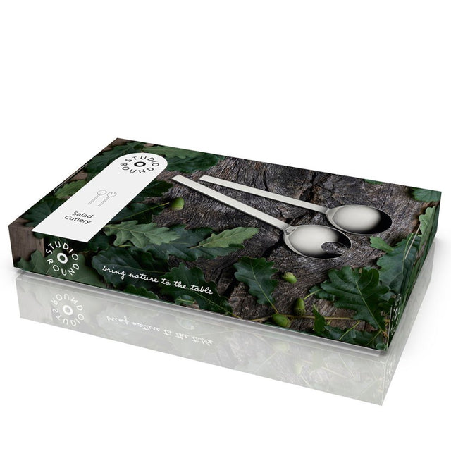 Salatbesteck Storm Edelstahl - Studio Round North - DesignWe.Love