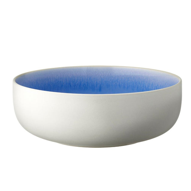 Salatschüssel Ø 25 cm Matte White/Shiny River - Studio Round North - DesignWe.Love