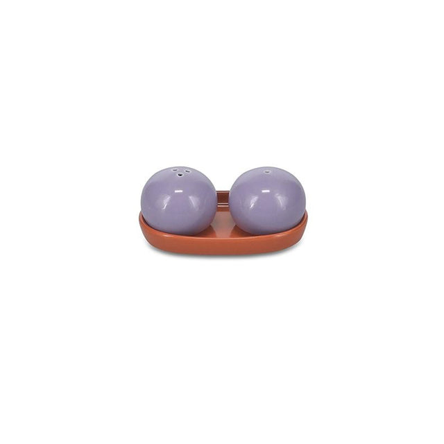 Salz- und Pfefferstreuer Set 3-teilig bunt ONA Duo lila orange