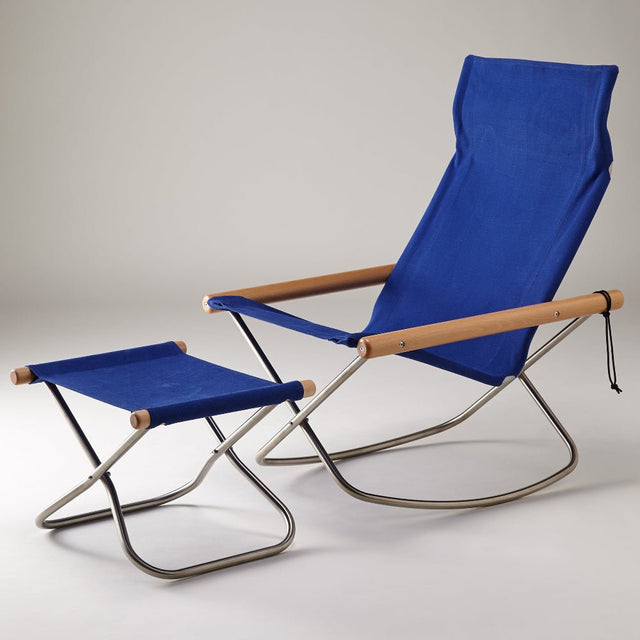 Nychair X Rocking Schaukelstuhl Blau Natur – designwe.love