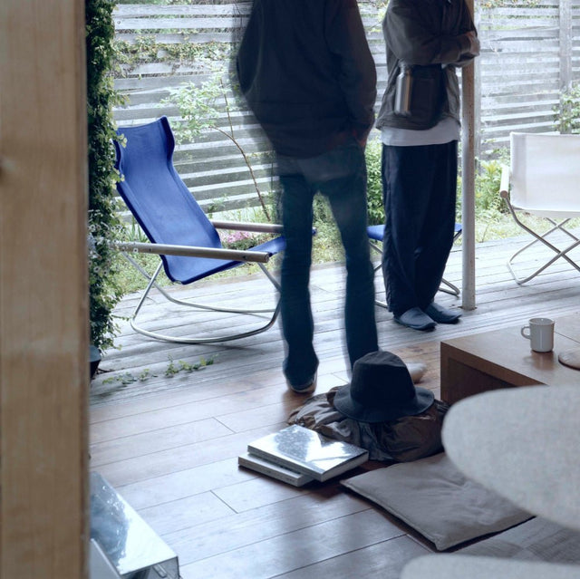 Nychair X Rocking Schaukelstuhl Blau Natur – designwe.love