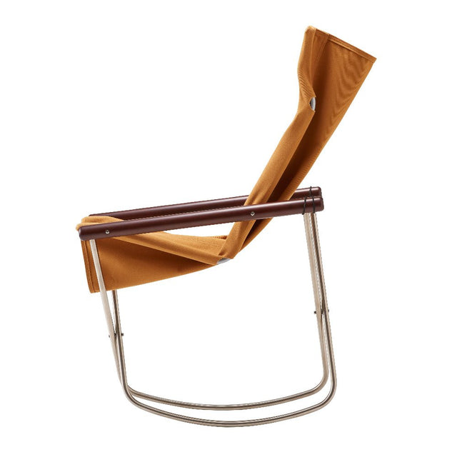 Nychair X Rocking Schaukelstuhl Camel Dunkelbraun – designwe.love