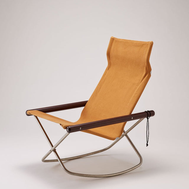 Nychair X Rocking Schaukelstuhl Camel Dunkelbraun – designwe.love