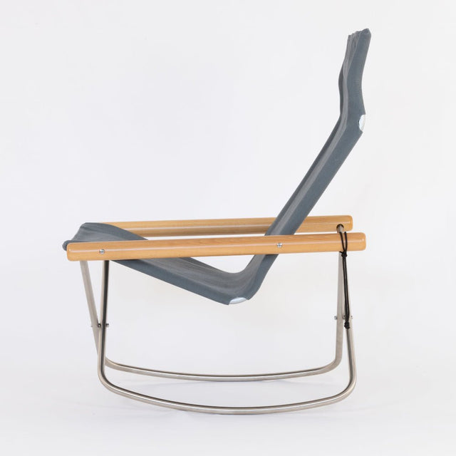 Nychair X Rocking Schaukelstuhl Grau Natur – designwe.love