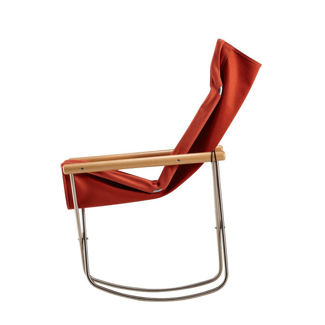 Nychair X Rocking Schaukelstuhl Terracotta Natur – designwe.love