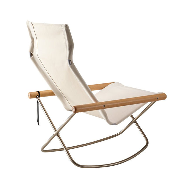 Nychair X Rocking Schaukelstuhl Weiß Natur – designwe.love