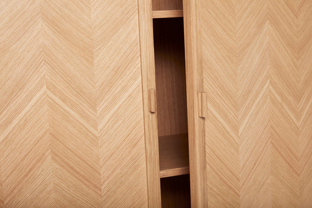Schrank Herringbone Naturfarben - Hübsch - DesignWe.Love