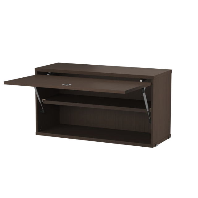 Schrank mit Klapptür 78x30cm Eiche dunkelbraun – String Furniture