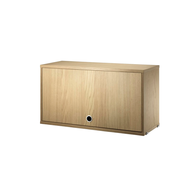 Schrank mit Klapptür 78x30cm Eiche – String Furniture