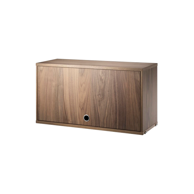 Schrank mit Klapptür 78x30cm Walnuss – String Furniture