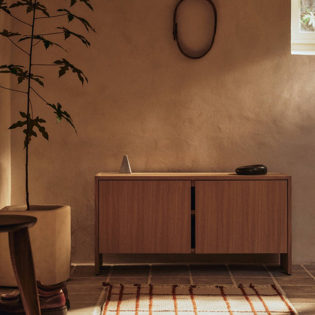Schrank Parcel Hallway Cabinet - H50 - natural Oak - ferm LIVING - DesignWe.Love