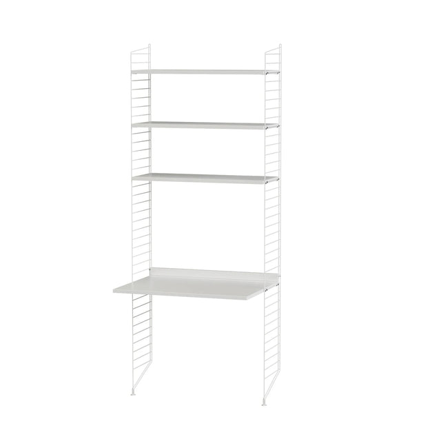 Schreibtisch Set weiß/weiß Home Office – String Furniture Regalsystem