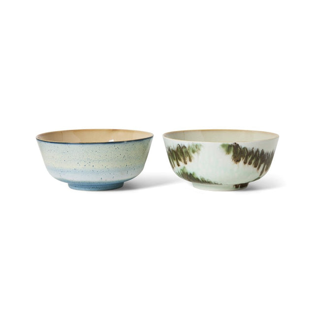 Schüsseln 2er - Set Minimalist - 70s Ceramics - HK Living - DesignWe.Love