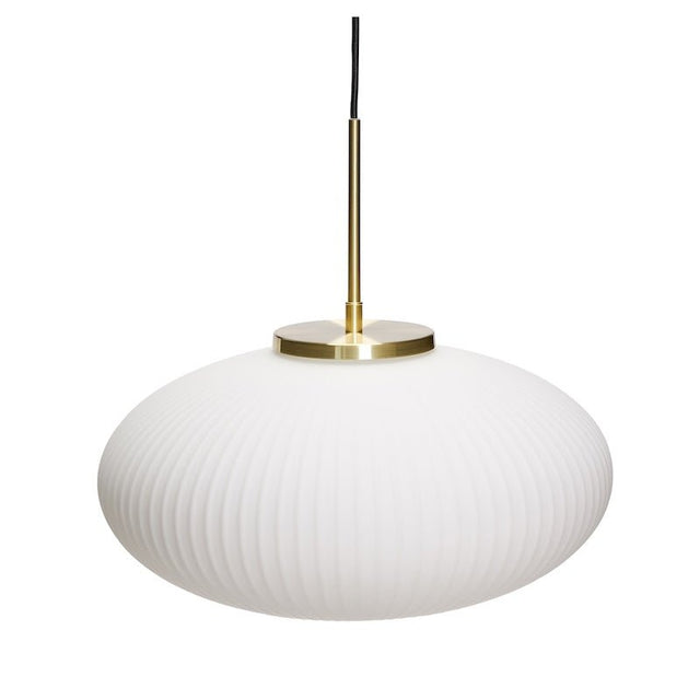 Serene Pendelleuchte Ellipse Weiß - Hübsch Interior - DesignWe.Love