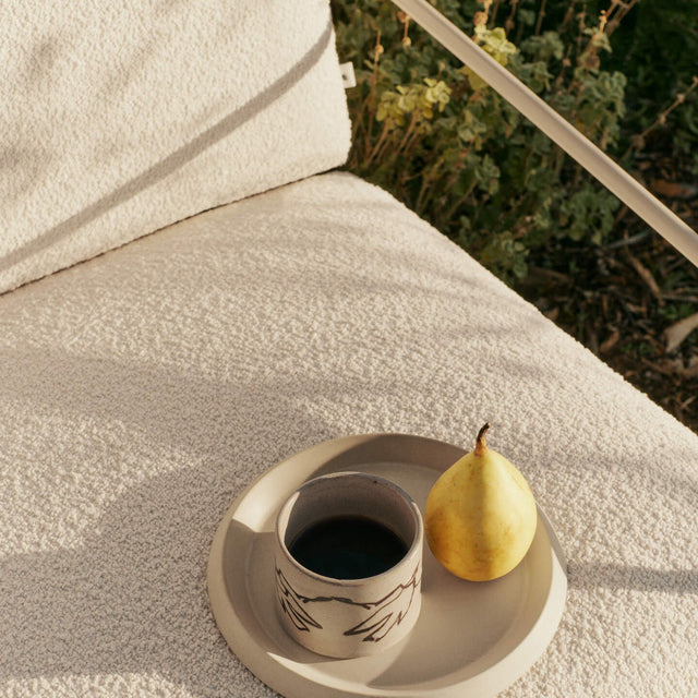 Sessel Desert 1 - Sitzer Pure Bouclé/Cashmere Outdoor - ferm LIVING - DesignWe.Love