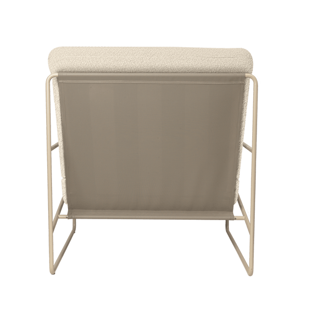 Sessel Desert 1 - Sitzer Pure Bouclé/Cashmere Outdoor - ferm LIVING - DesignWe.Love
