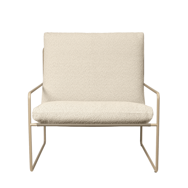 Sessel Desert 1 - Sitzer Pure Bouclé/Cashmere Outdoor - ferm LIVING - DesignWe.Love