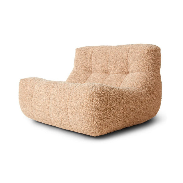 Sessel Lazy Lounge Chair Frizz Beige - HK Living - DesignWe.Love