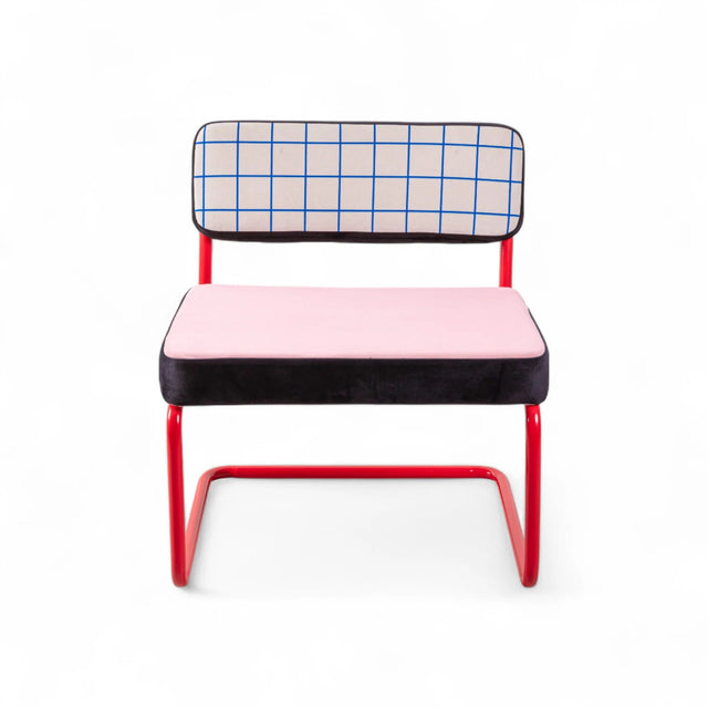 Sessel Super - Loungechair Blue Grid - Seletti - DesignWe.Love