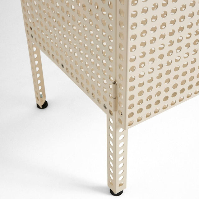 Sideboard Perforated Cabinet Floor Medium Eggshell - HAY - DesignWe.Love