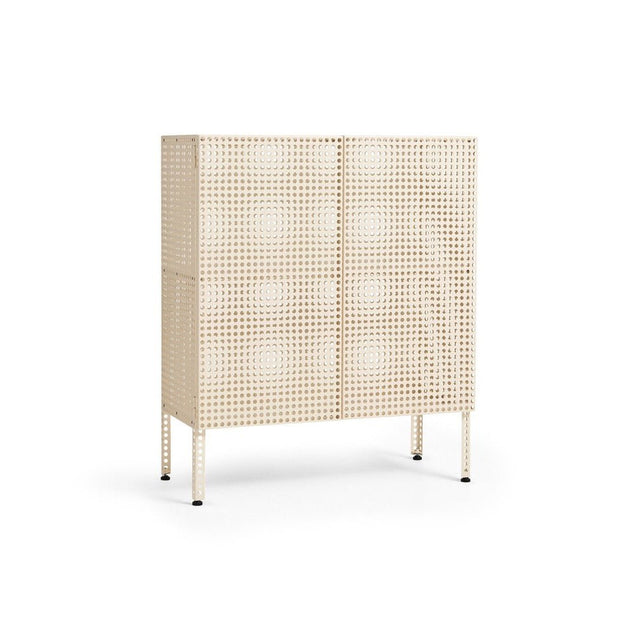 Sideboard Perforated Cabinet Floor Medium Eggshell - HAY - DesignWe.Love