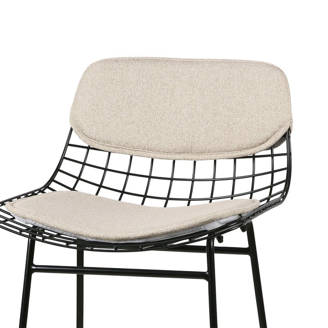 Sitzbezug für Wire Barstuhl Sand - HK Living - DesignWe.Love
