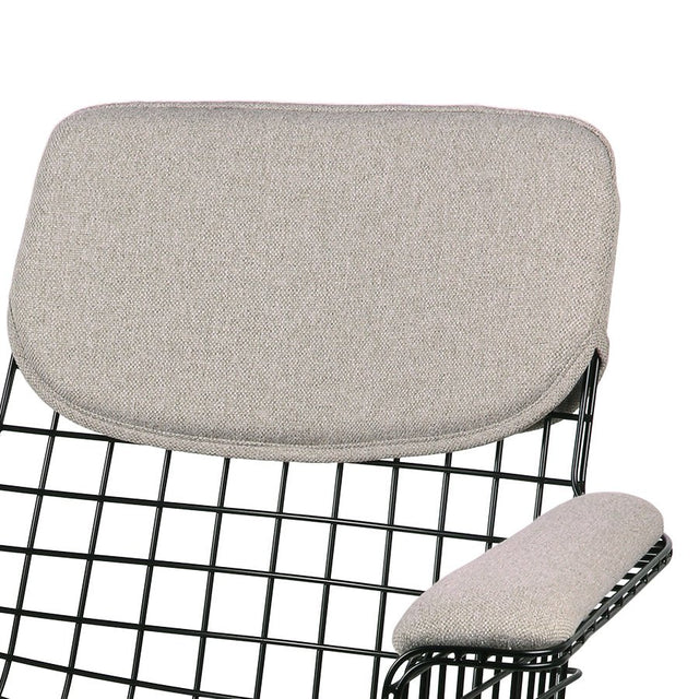 Sitzbezug für Wire Chair mit Armlehnen Pebble - HK Living - DesignWe.Love