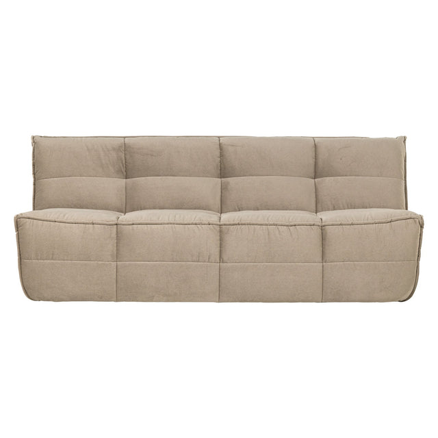 Sofa 3 - Sitzer Cluster Samt beige - VT Wonen - DesignWe.Love