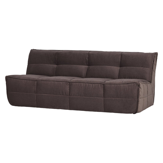 Sofa 3 - Sitzer Cluster Samt Dark Chocolate - VT Wonen - DesignWe.Love