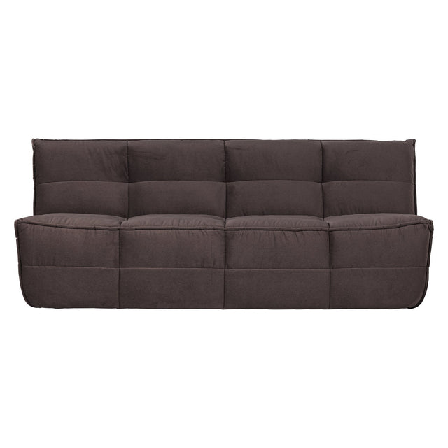 Sofa 3 - Sitzer Cluster Samt Dark Chocolate - VT Wonen - DesignWe.Love