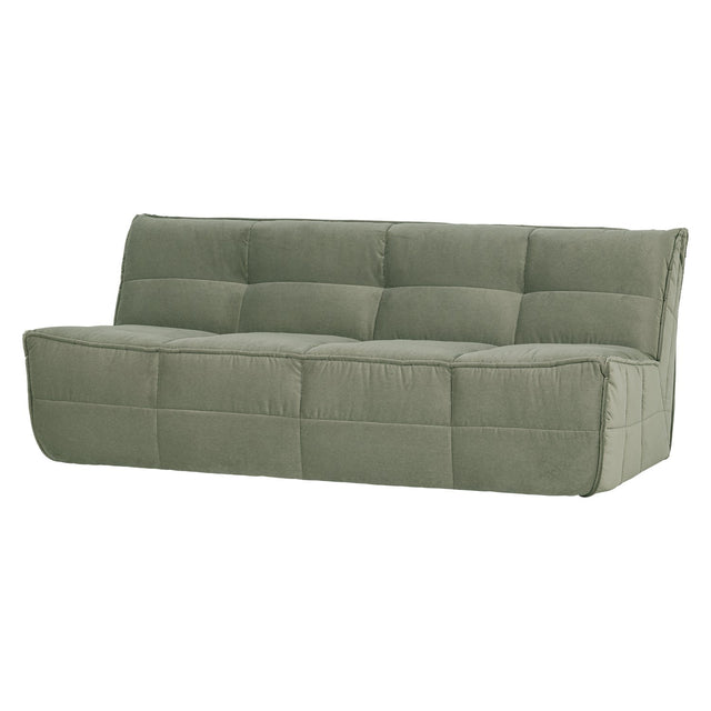 Sofa 3 - Sitzer Cluster Samt Pistaziengrün - VT Wonen - DesignWe.Love