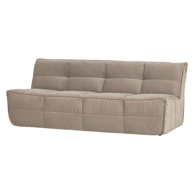 Sofa 3 - Sitzer Cluster Samt Taupe - VT Wonen - DesignWe.Love