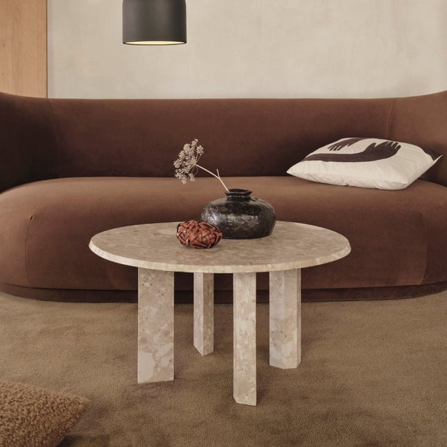 Sofa Rico Lounger, Rich Velvet, Soft Brown - ferm LIVING - DesignWe.Love