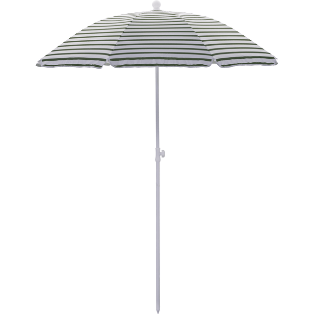 Sonnenschirm Oktogon Grün/Weiß - House Doctor - DesignWe.Love