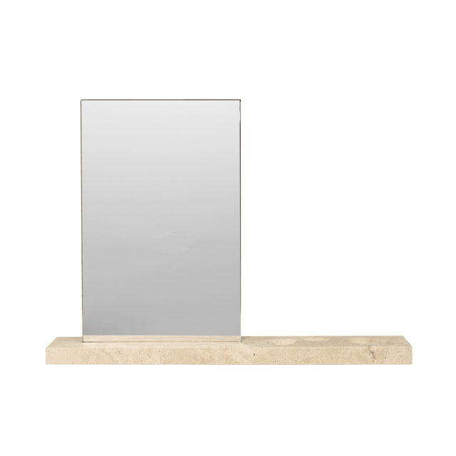 Spiegel Caseta Travertin - ferm LIVING - DesignWe.Love