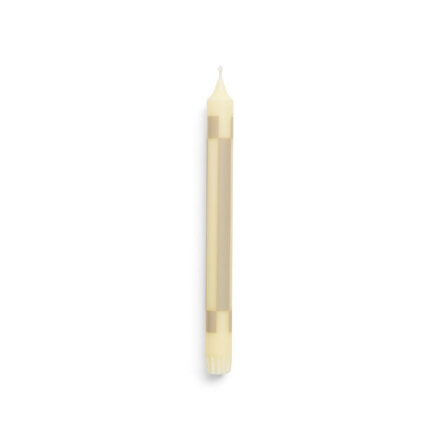Stabkerze Pattern Candle Cream/Sand - HAY - DesignWe.Love
