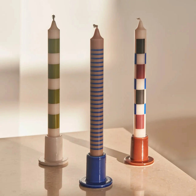 Pattern Candle Stabkerze - HAY