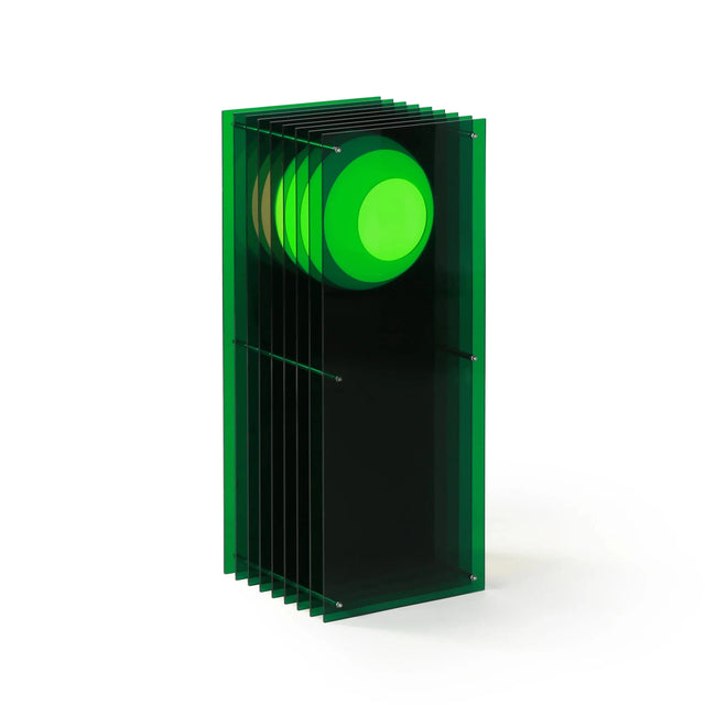 Stehleuchte Lớp Large Rectangle Green Acrylic - Bang - DesignWe.Love