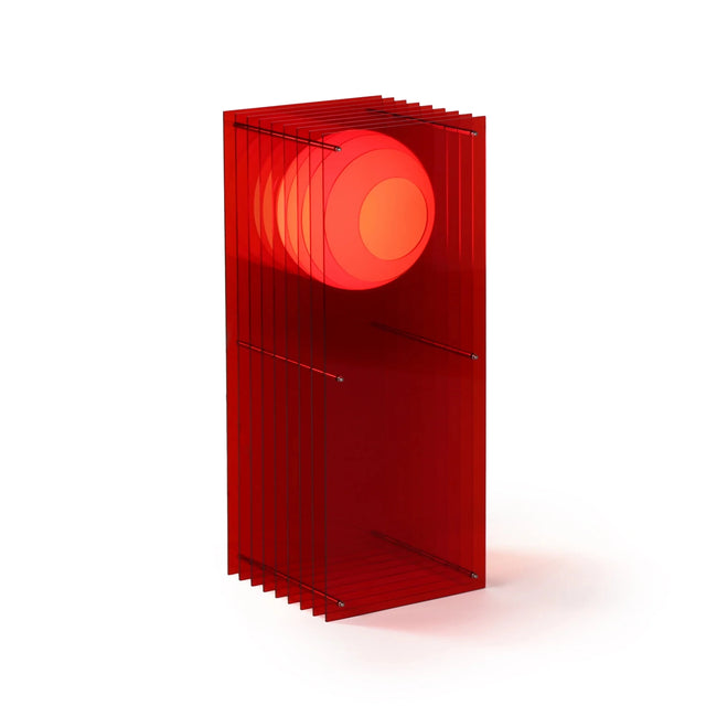 Stehleuchte Lớp Large Rectangle in Rot - Bang - DesignWe.Love