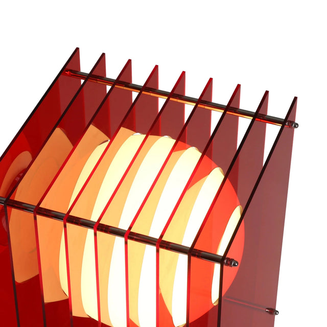 Stehleuchte Lớp Large Rectangle in Rot - Bang - DesignWe.Love
